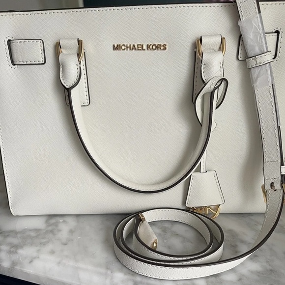 AUTHENTIC MK Michael Kors leather handbag shoulder crossbody New w/Tags - Picture 2 of 9